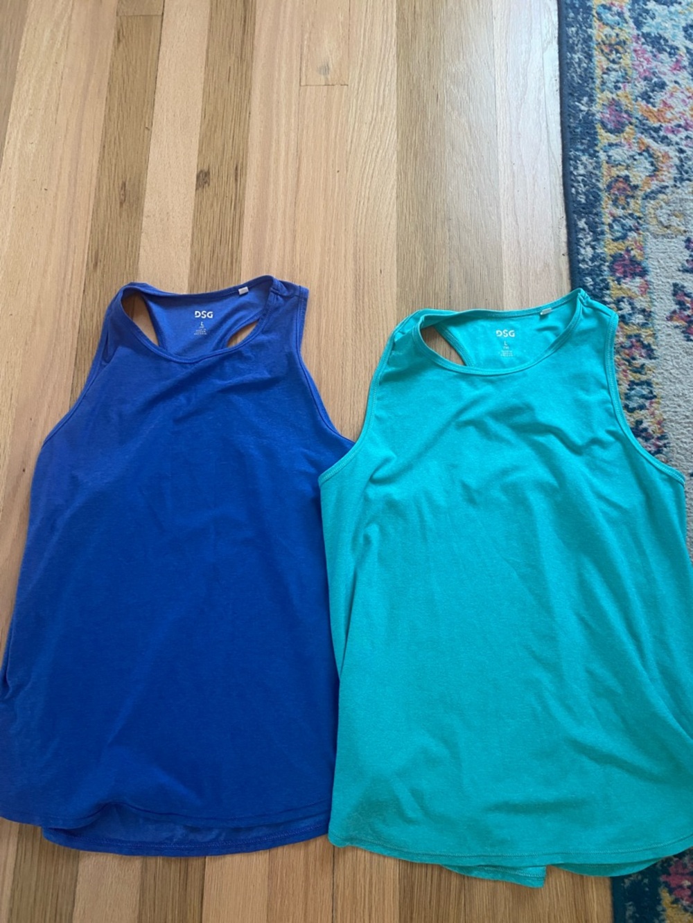 DSG Women's Racerback Tanks - Royal Blue & Teal